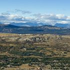 plateau de caussol au dessus de grasse. observation du cerga. et les alpes .