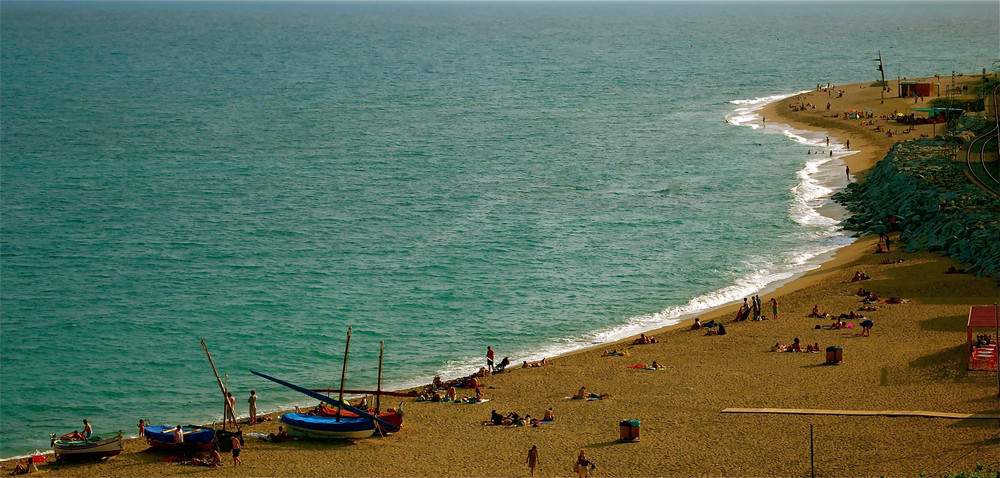 Platja de les barques (Sant Pol de Mar)