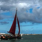 Plattboden-Segelschiff "De Albertha"