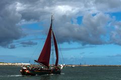 Plattboden-Segelschiff "De Albertha"