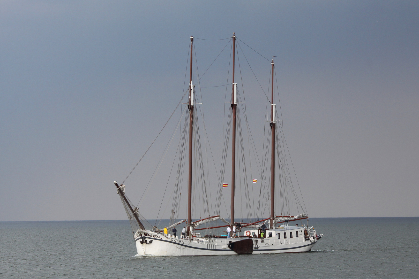 Plattbodenschiff auf dem Ijsselmeer