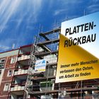 Platten-Rückbau in Rostock-Dierkow