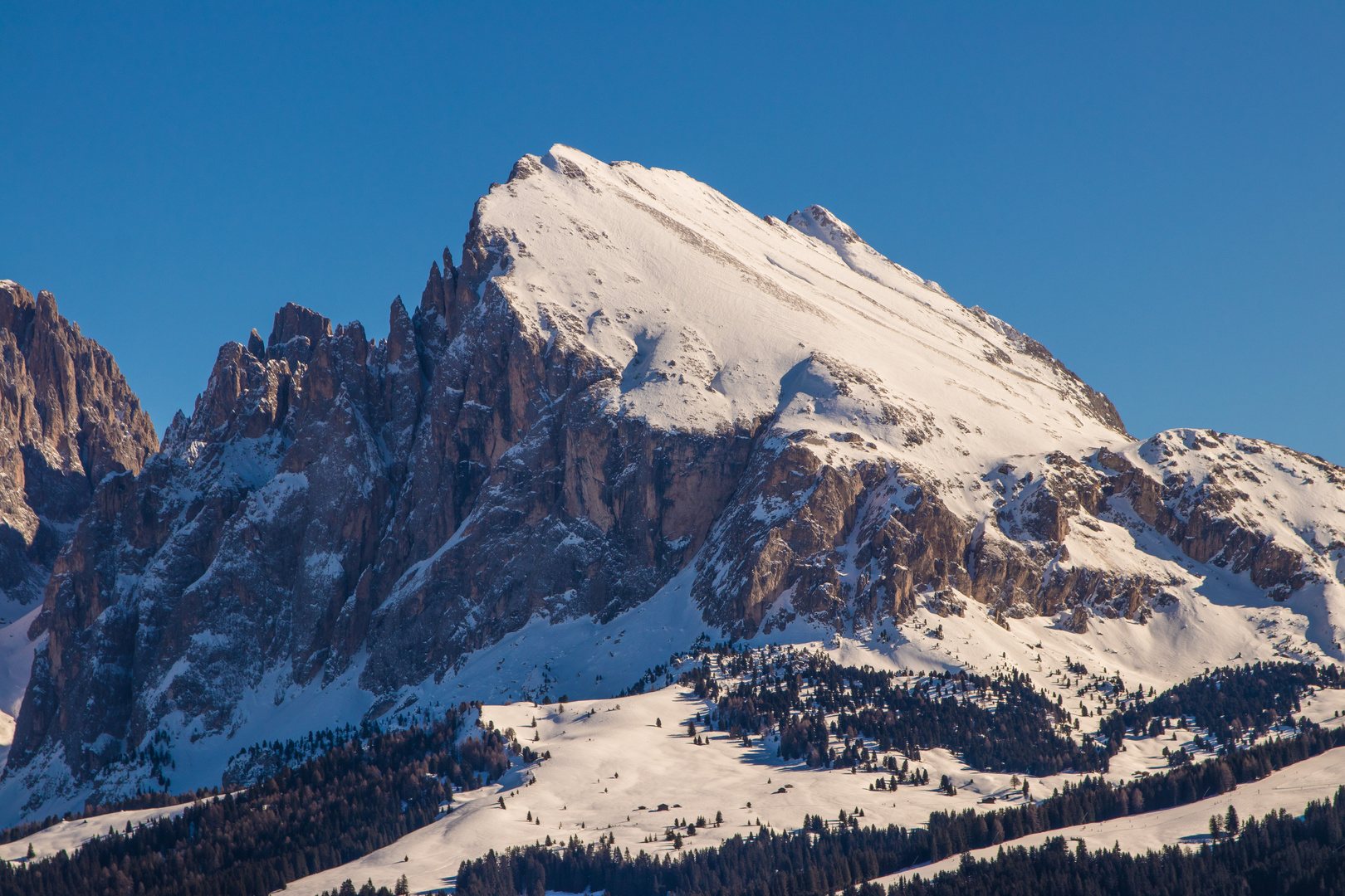 Plattkofel im Winter