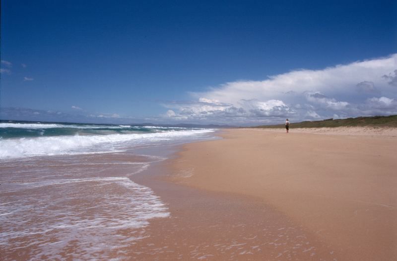 Platz am Strand