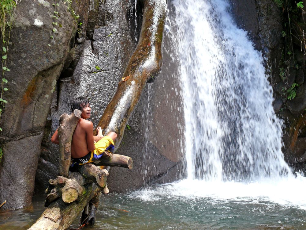 Platz am Wasserfall