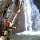 Platz am Wasserfall