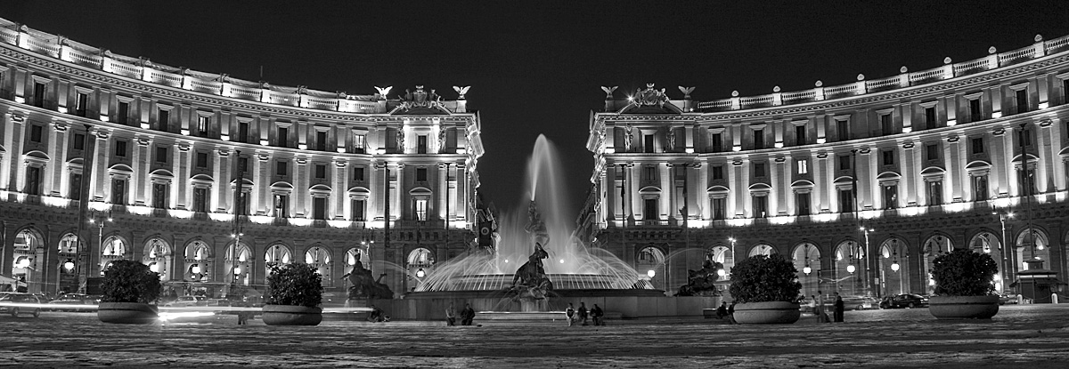 Platz der Republik in Rom