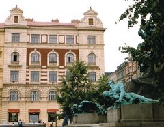 Platz im Gründerviertel von Prag