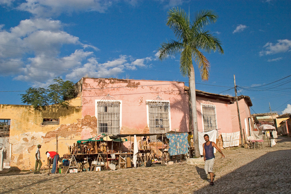 Platz in Trinidad (Cuba)