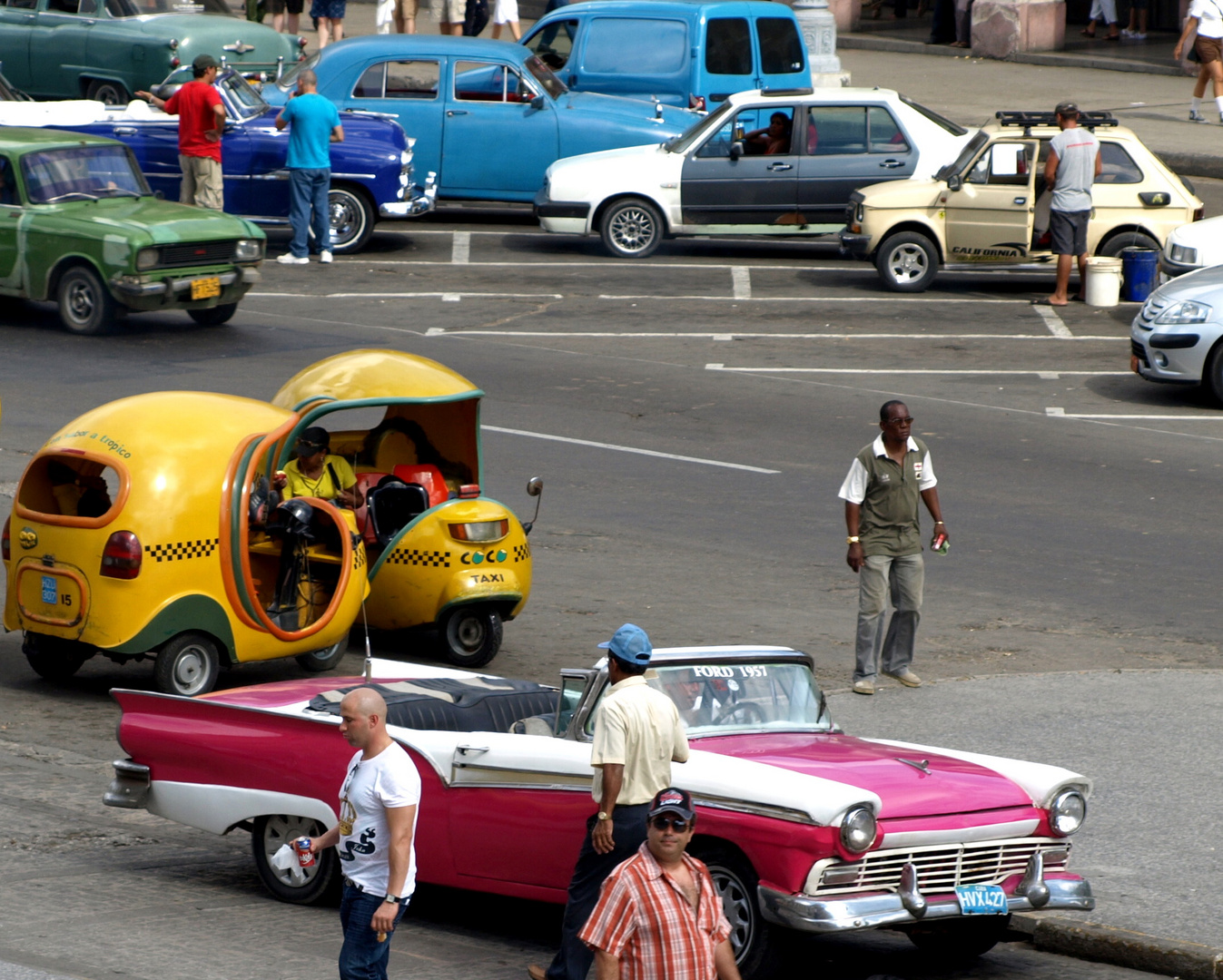 Platz vorm Capitol -Havanna