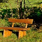 Platz zum Genießen der Herbstsonne