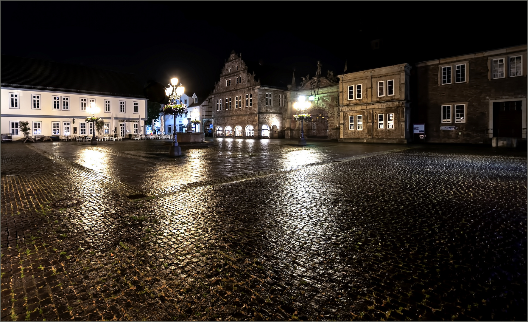 Platzregen in Bückeburg