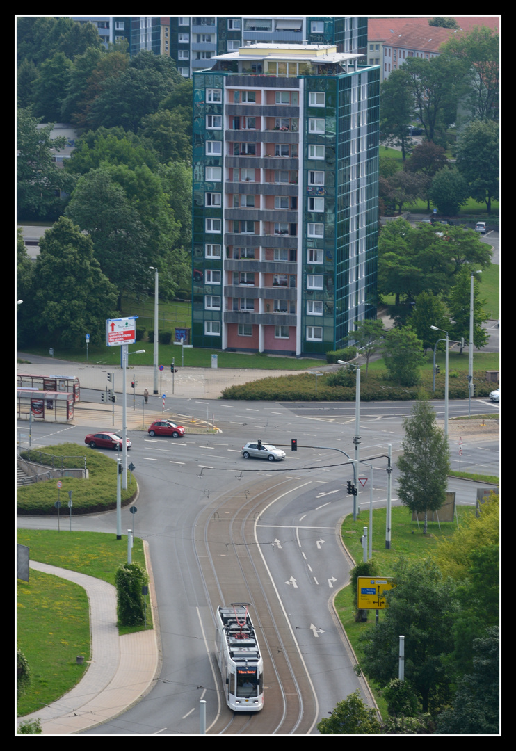 Plauen – Abzweig zum Oberen Bahnhof