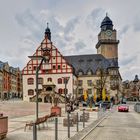 Plauen - Altmarkt mit Rathaus