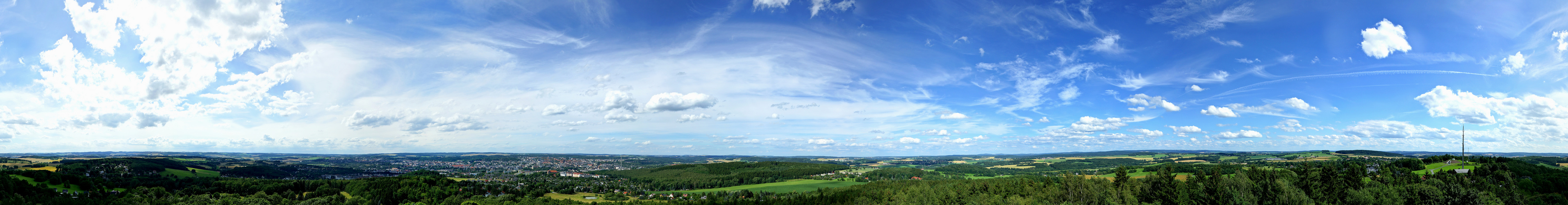 Plauen - Panorama 11.07.2012