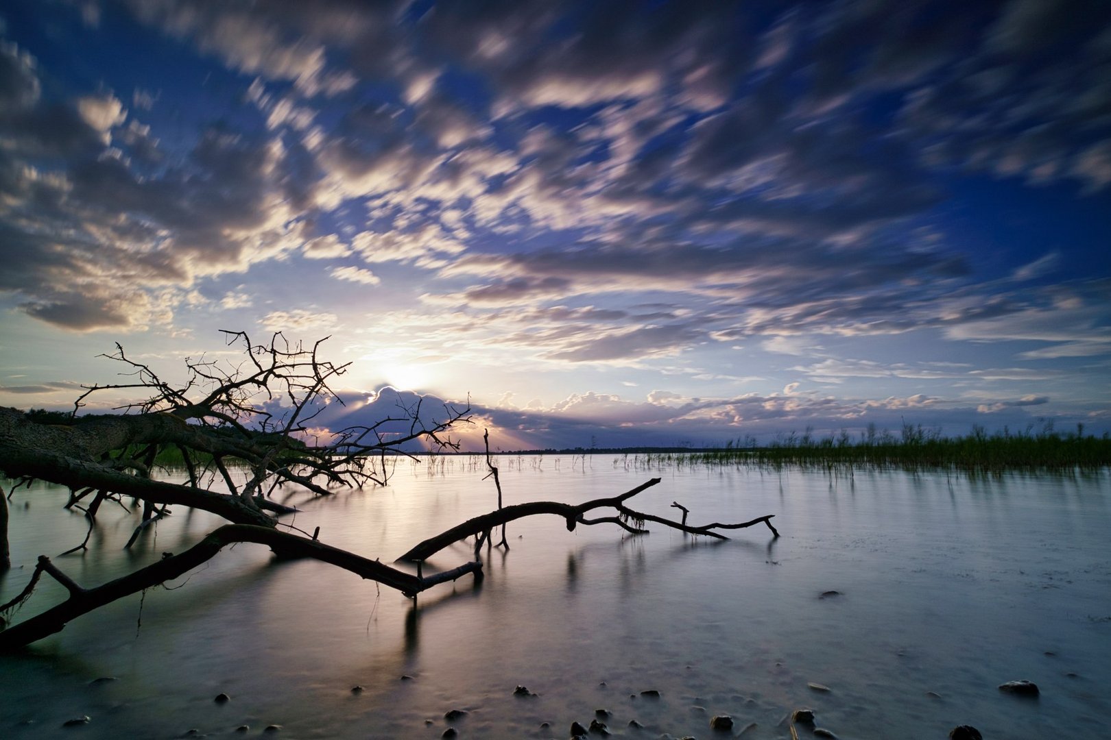 Plauer See am Abend 