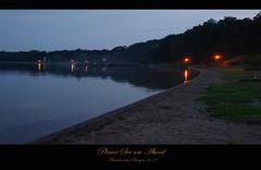 Plauer See am Abend, Mecklenburg-Vorpommern