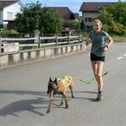 Plausch-Triathlon, für Hund und Mensch.