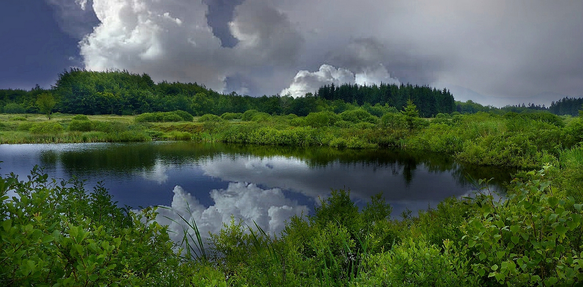 Play of light and clouds.....