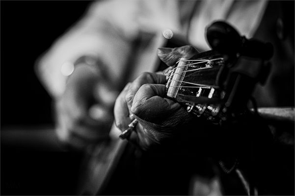 play the guitar ....