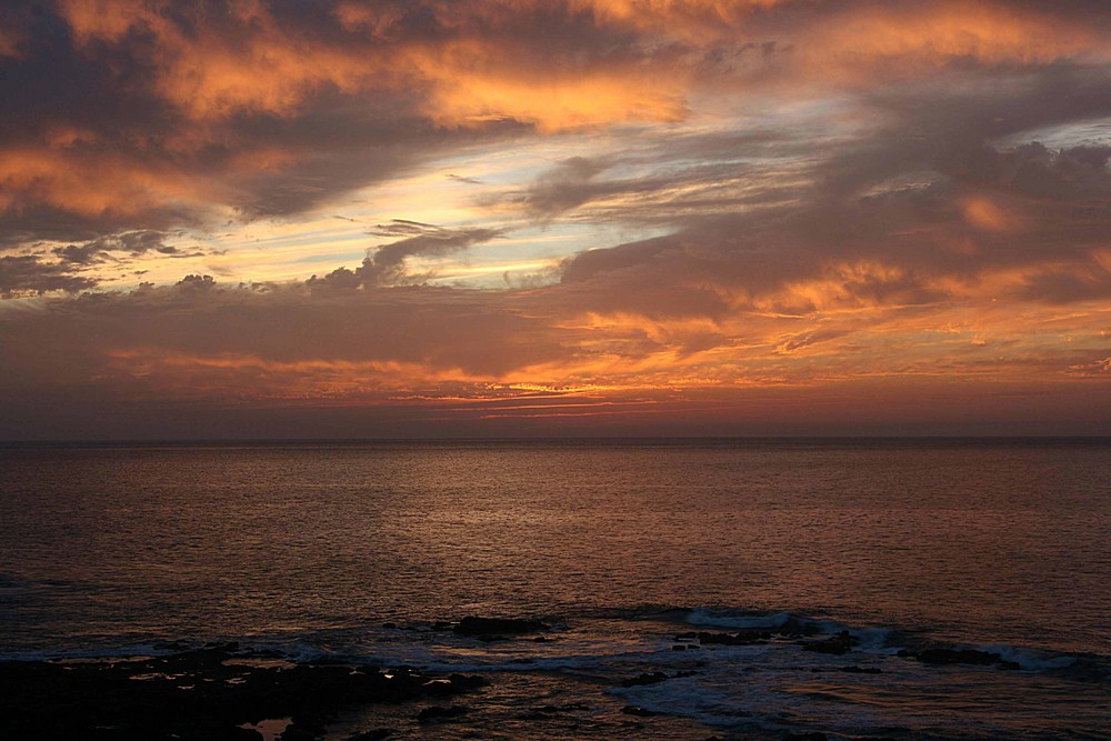 "Playa Blanca" nach dem Sonnenuntergang (Lanzarote)