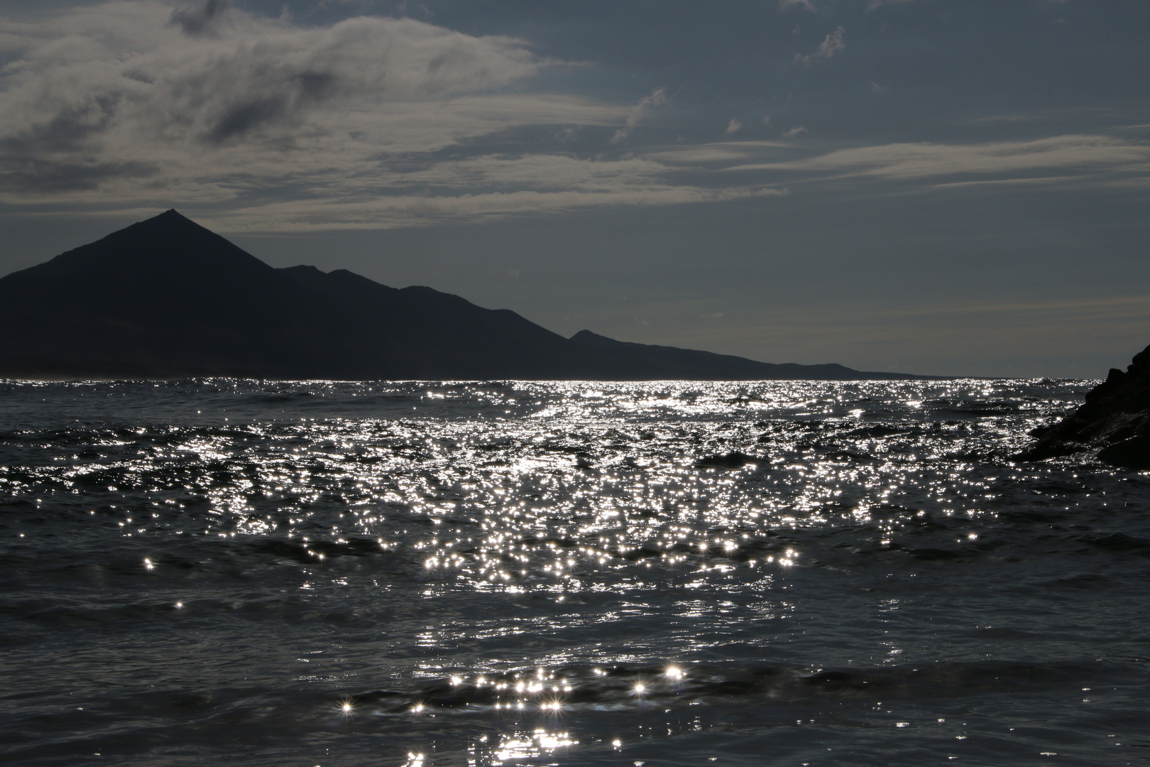 Playa de Cofete - Jandia-Massiv von El Islote aus ... ´14