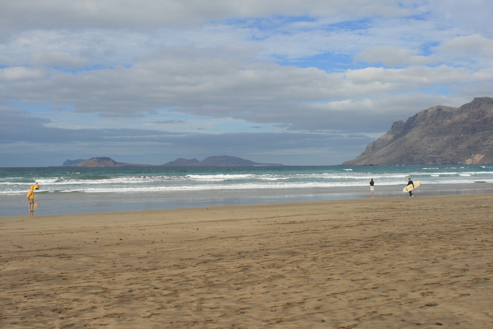 Playa de Famara y La Graciosa