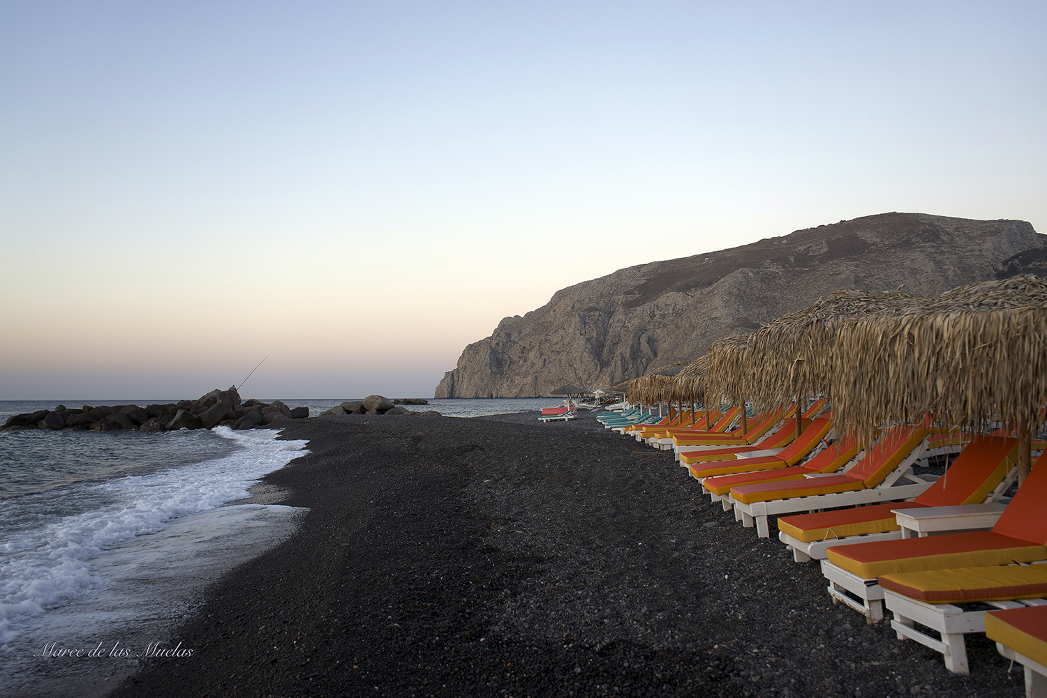 Playa de Kamari Santorini