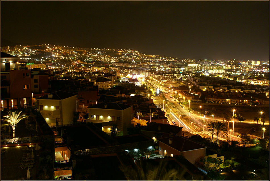 Playa de las Americas bei Nacht