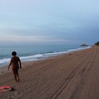 playa de madrugada