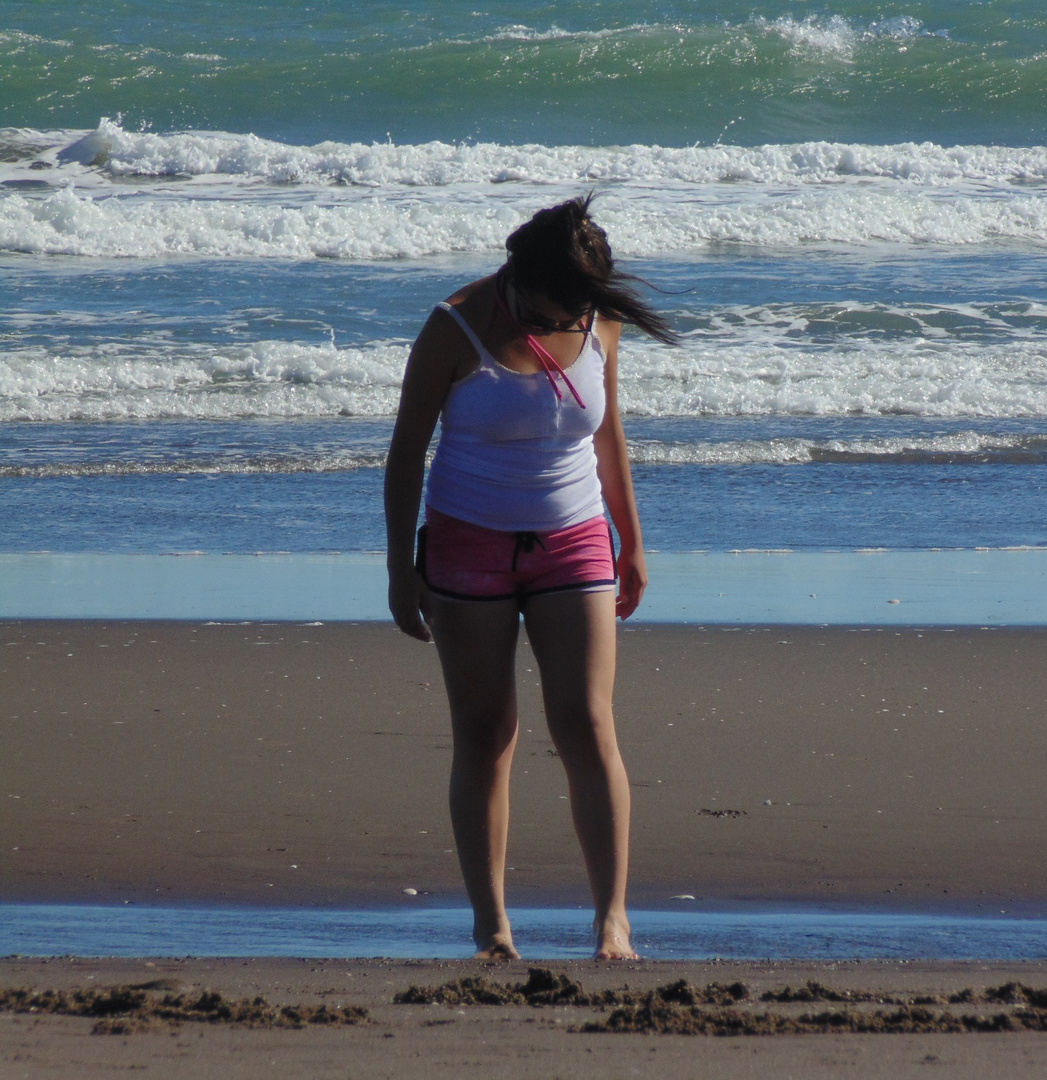 Playa de Monte Hermoso .