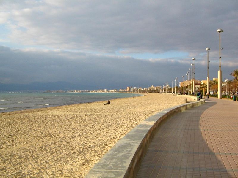 Playa de Palma im Februar 2006... Ein Traum von Leere und Raum!