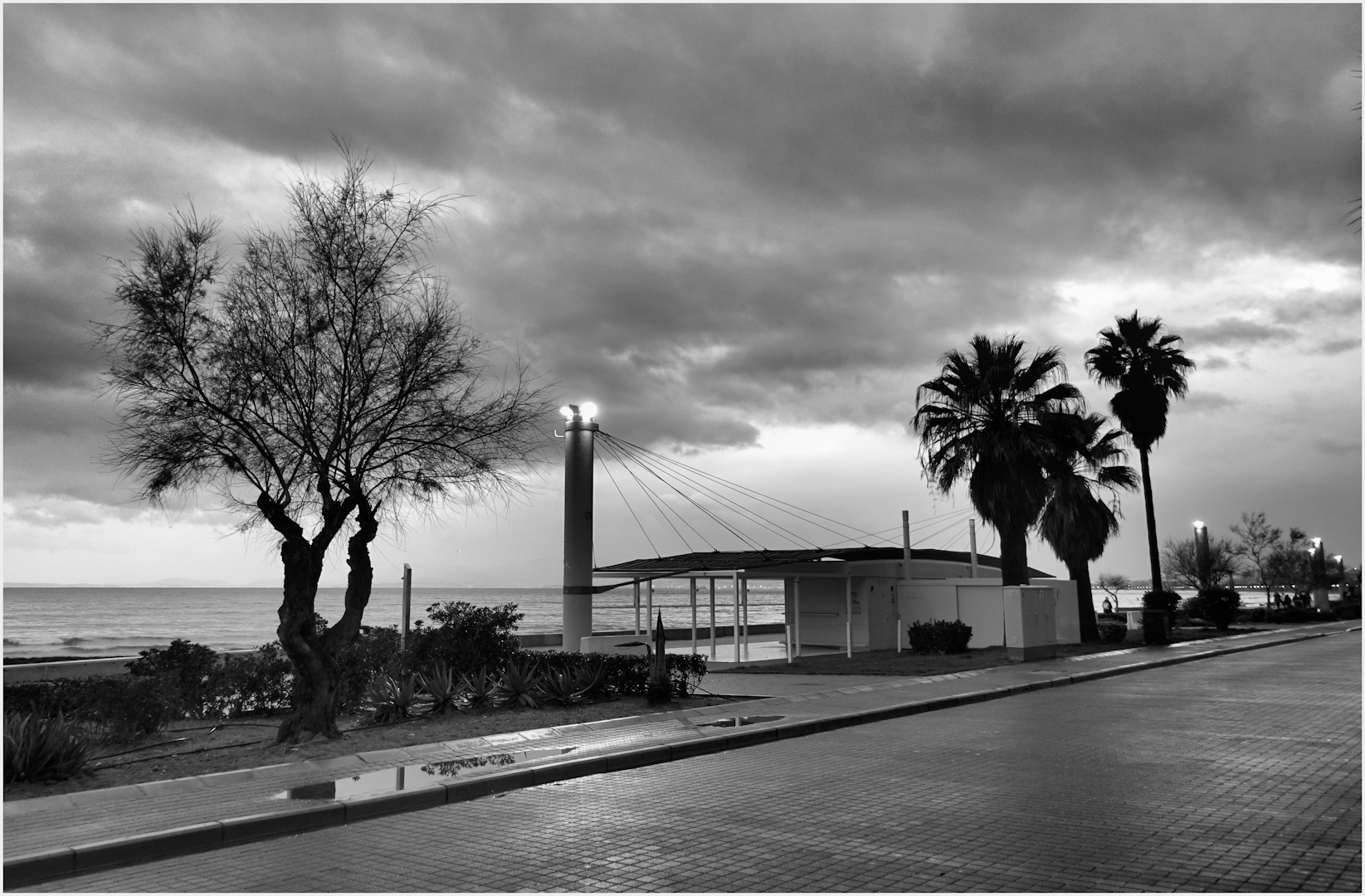 Playa de Palma in einer Regenpause