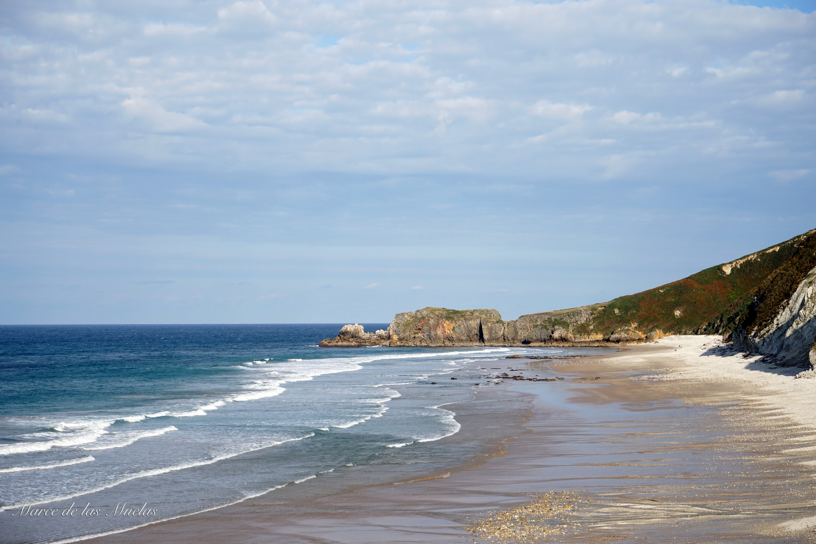 Playa de San Antolin Punta de la Dehesa.Asturias Espan?a.