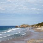 Playa de San Antolin Punta de la Dehesa.Asturias Espan?a.