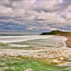 Playa de Zarautz en Otoño