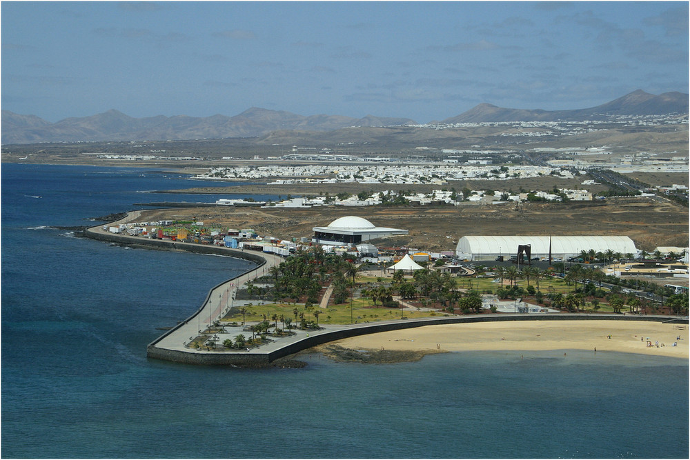 Playa Honda / Playa Del Reducto Lanzarote ( vom Grand Hotel ) 1 Foto & Bild europe, canary