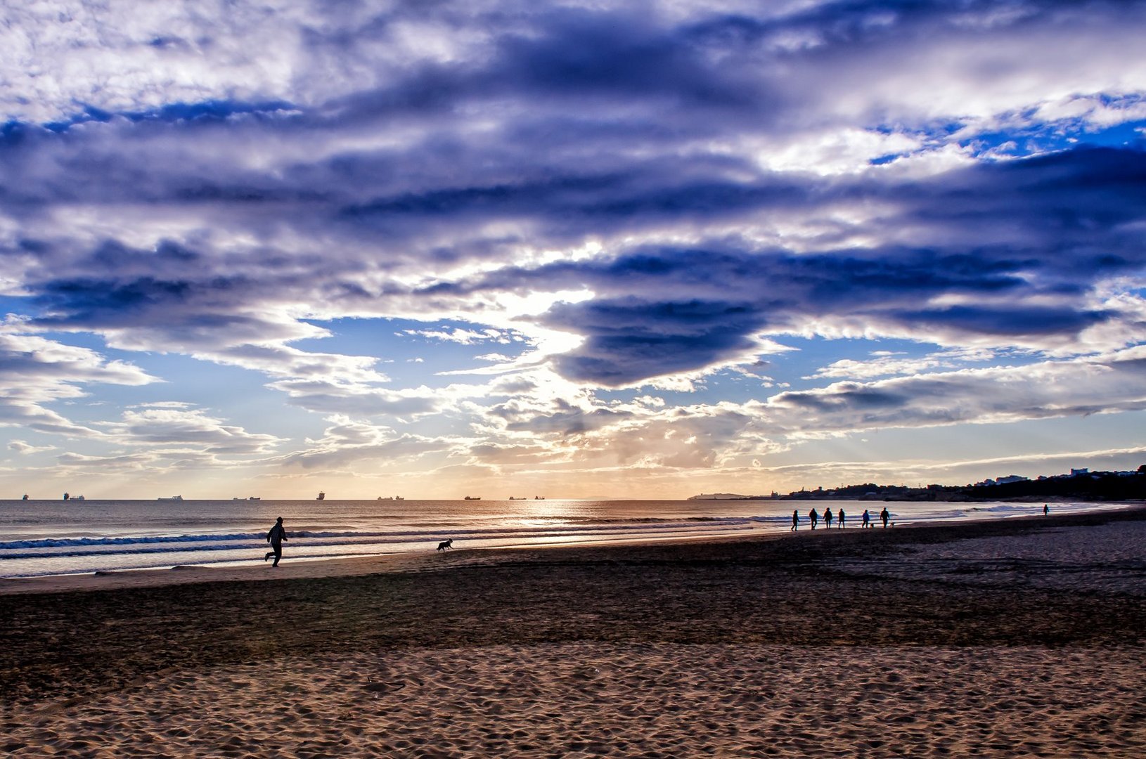 Playa Larga, Tarragona, Spanien