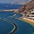 Playa las teresitas en tenerife islas canarias