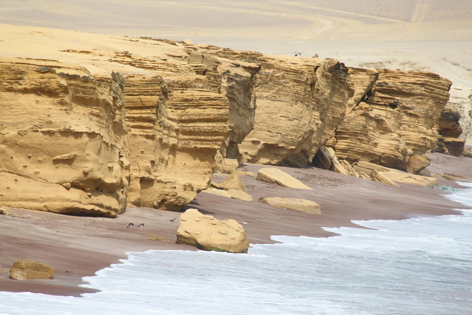 Playa roja - Roter Strand