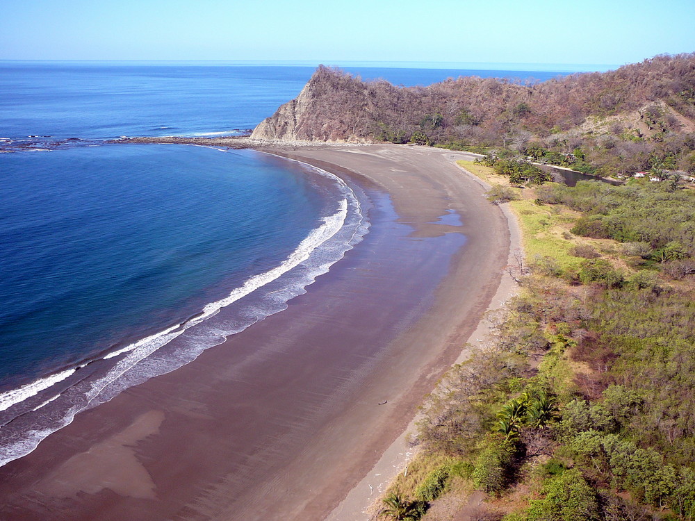 Playa Samara aús der Vogelperspektive