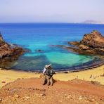 PLAYAS DE PAPAGAYO (LANZAROTE) . Dedicada a JOSERRA  (A RAS DE SUELO).