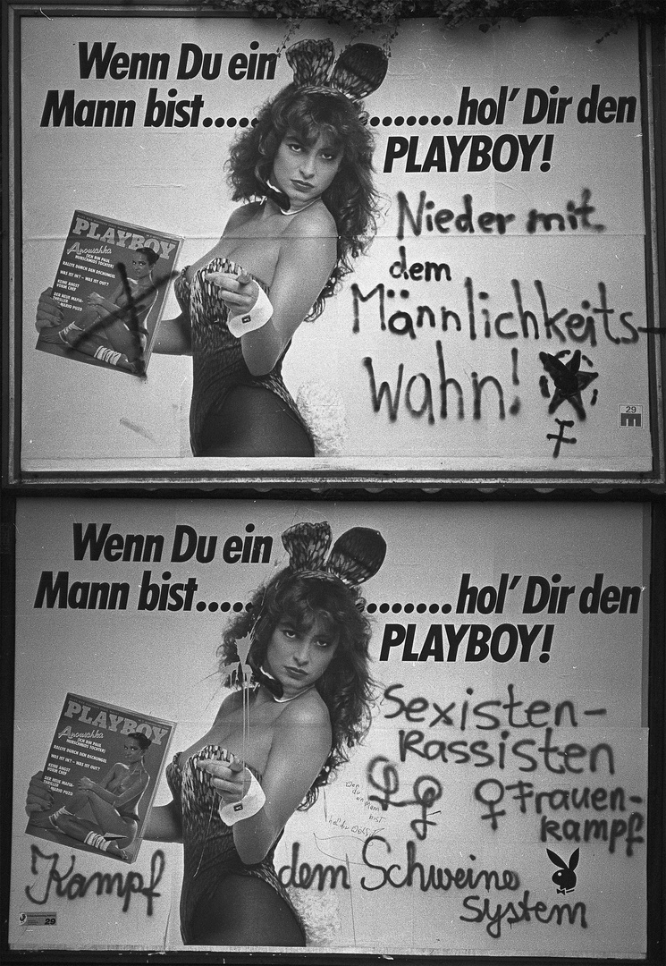 Playboy Reklame 1985