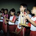 playing angklung