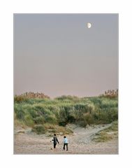 ... playing beach ball (the dutch mountains in the background)