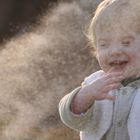 playing in the sandbox