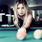 Playing pool