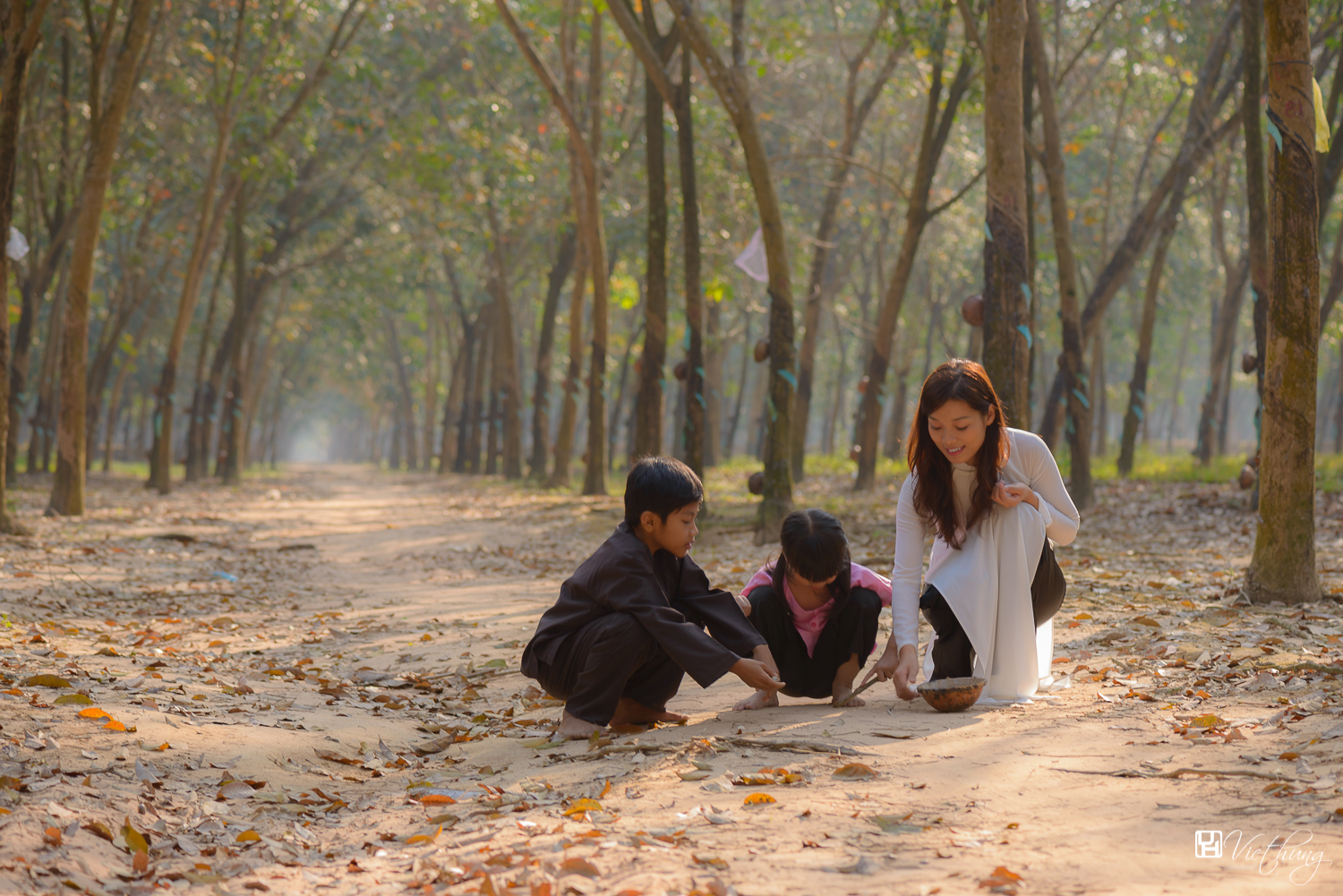 Playing with kids