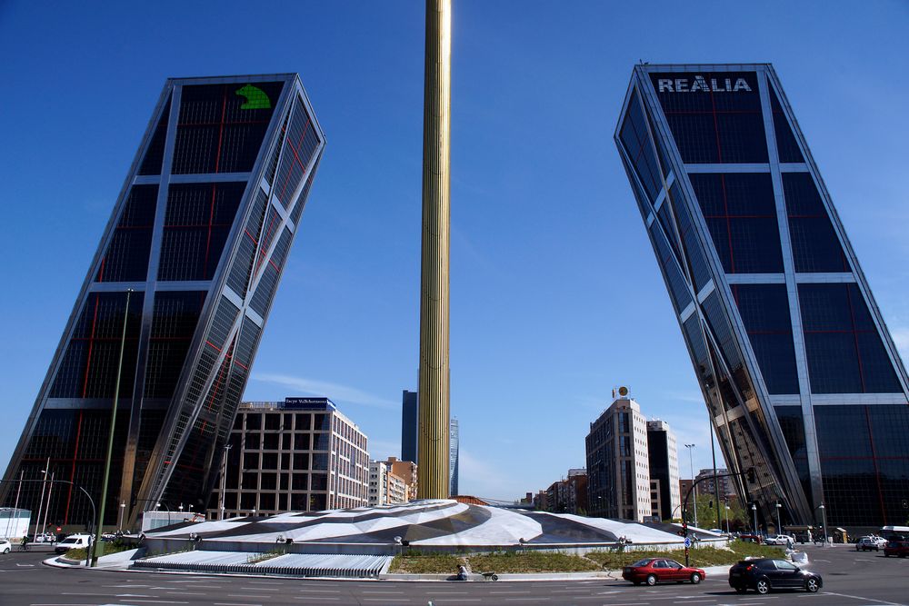 Plaza Castilla in Madrid