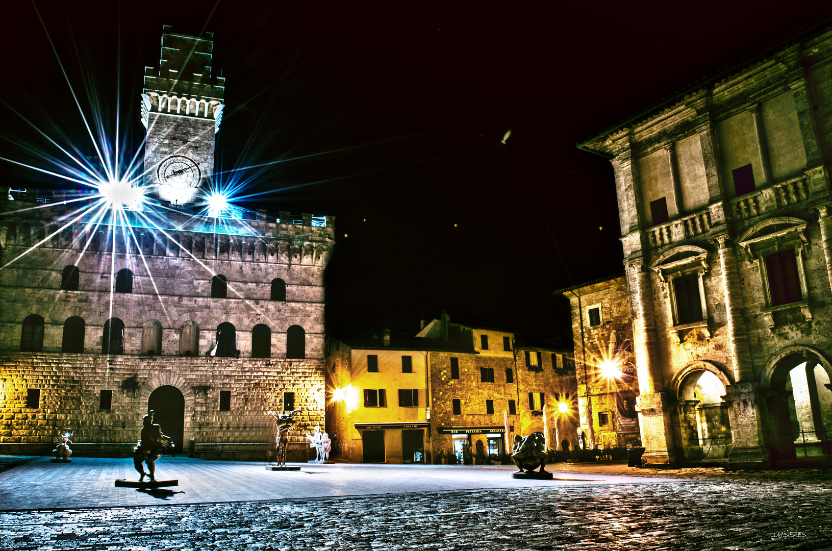 Plaza central de Montepulciano